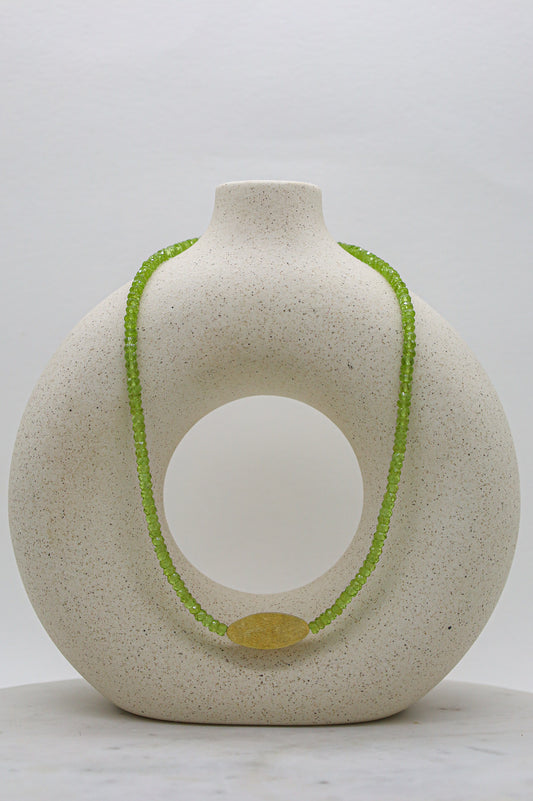Edelsteinkette grün peridot