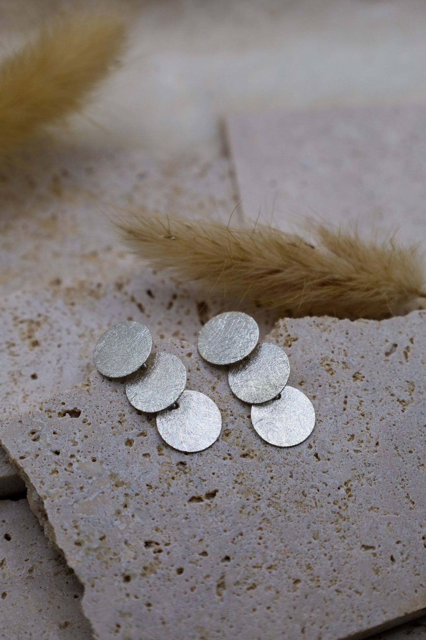 Runde Silberne Ohrringe