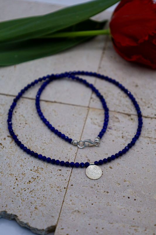 Lapislazuli Kette mit Anhänger