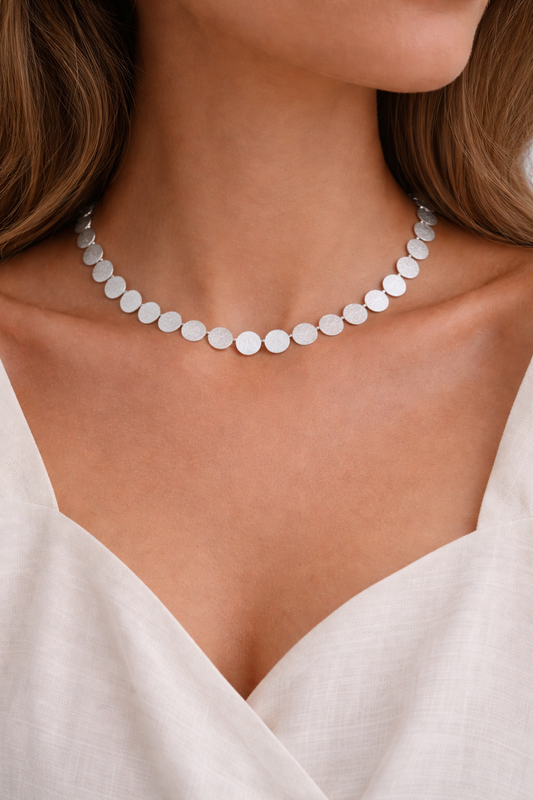 Silberne Kette Carina