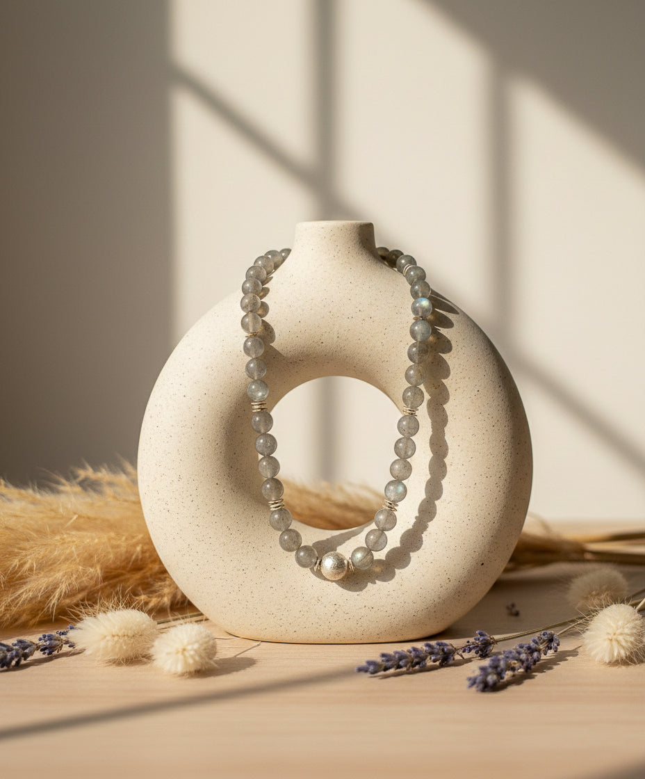 Labradorit Kette Ninya