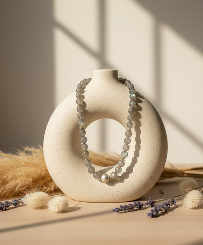 Labradorit Kette Ninya