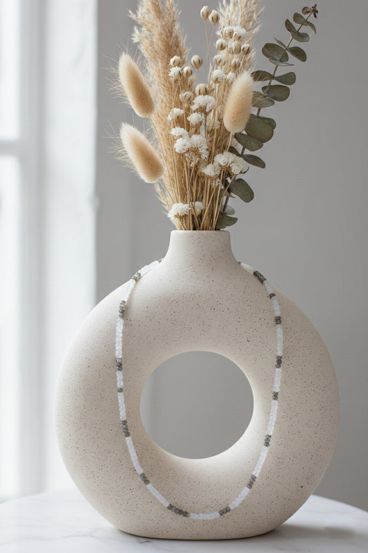 Mondstein Labradorit Kette Apollonia