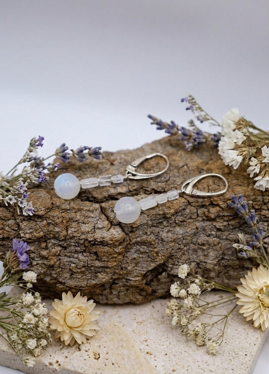 Mondstein Ohrringe Serena