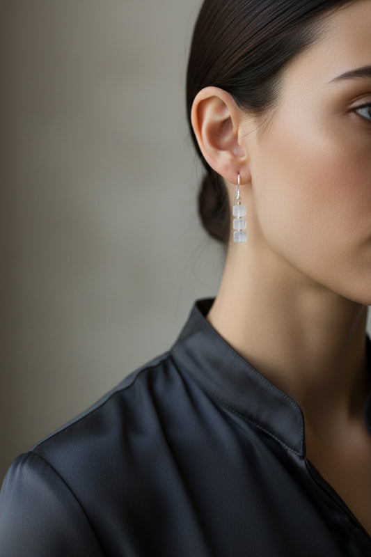 Mondstein Ohrringe Aluna