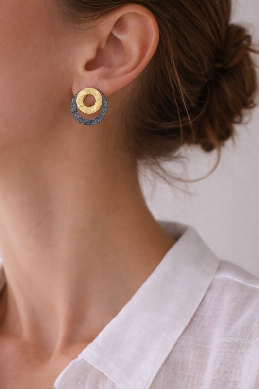 Silberne Ohrringe Caria