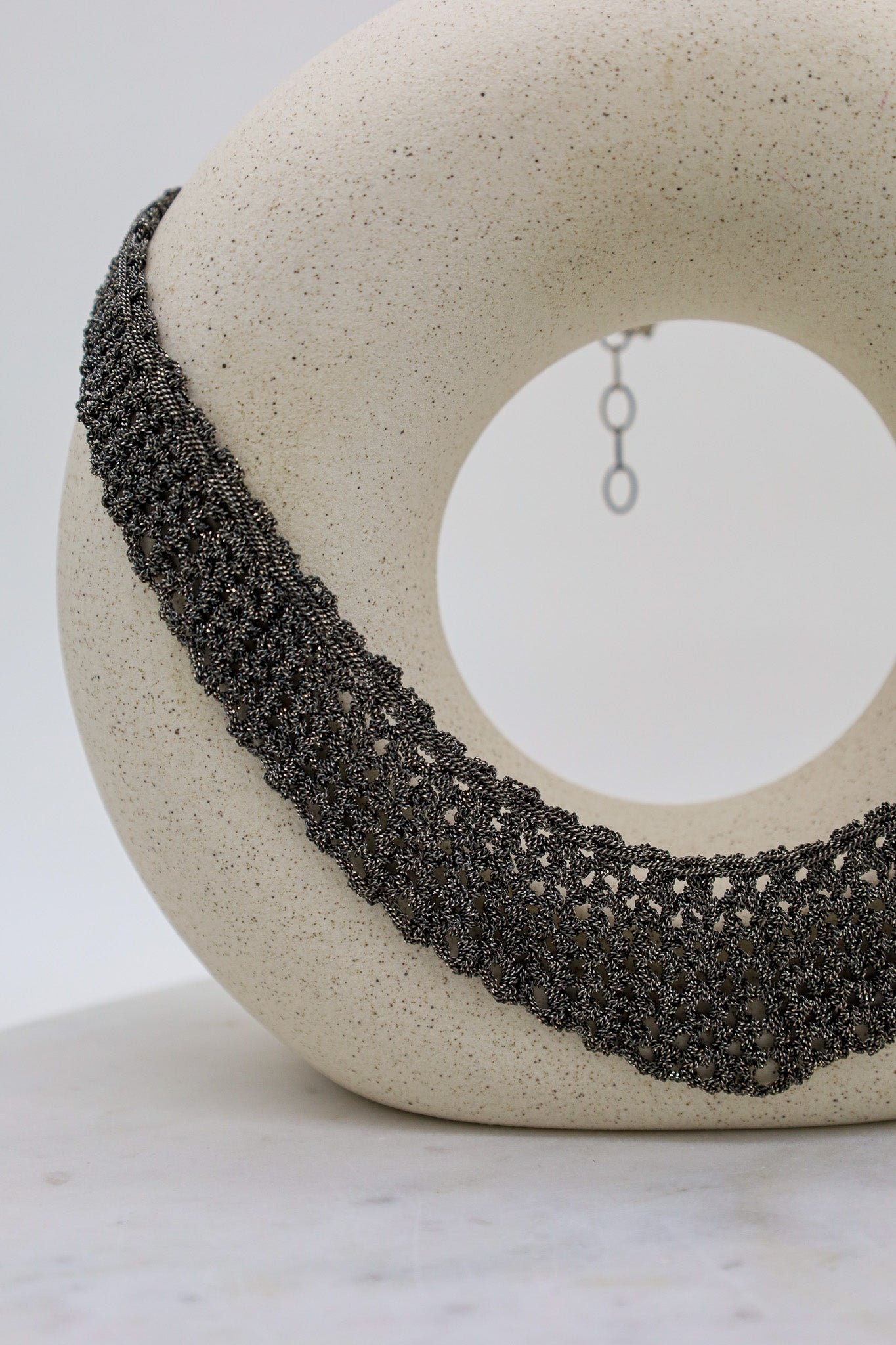 geflochtenes collier Designer Schmuck für Frau